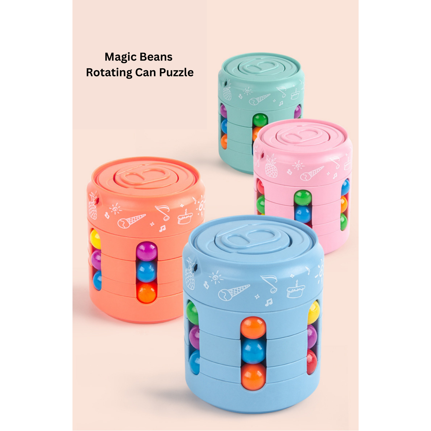 Magic Beans Rotating Can Puzzle