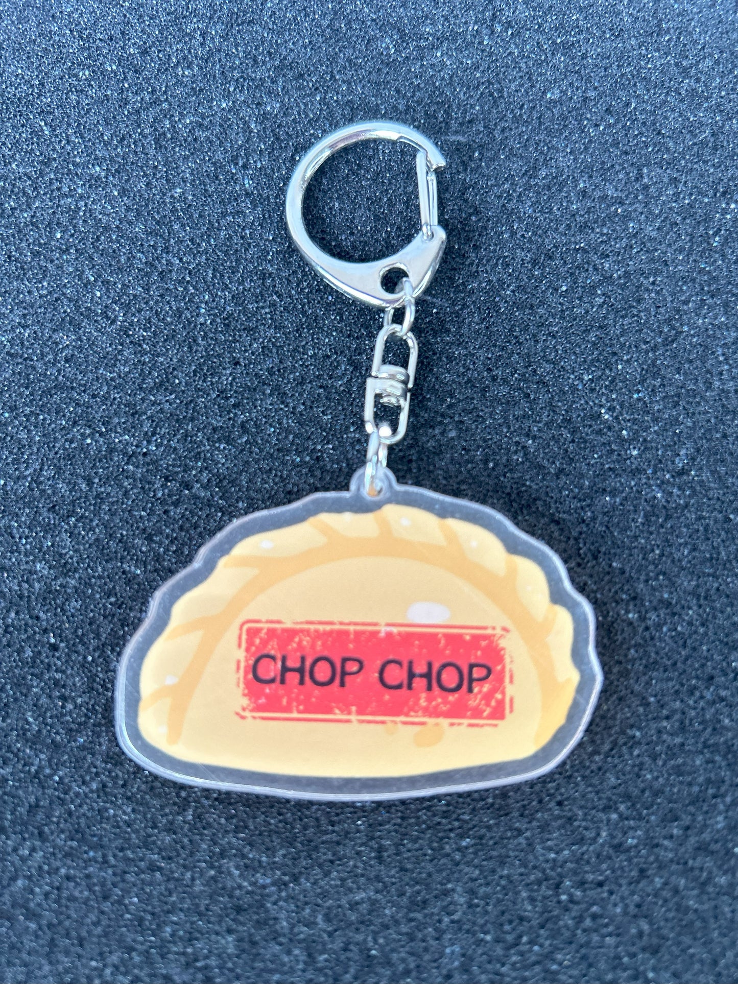 Chop Chop Curry Pok Keychain