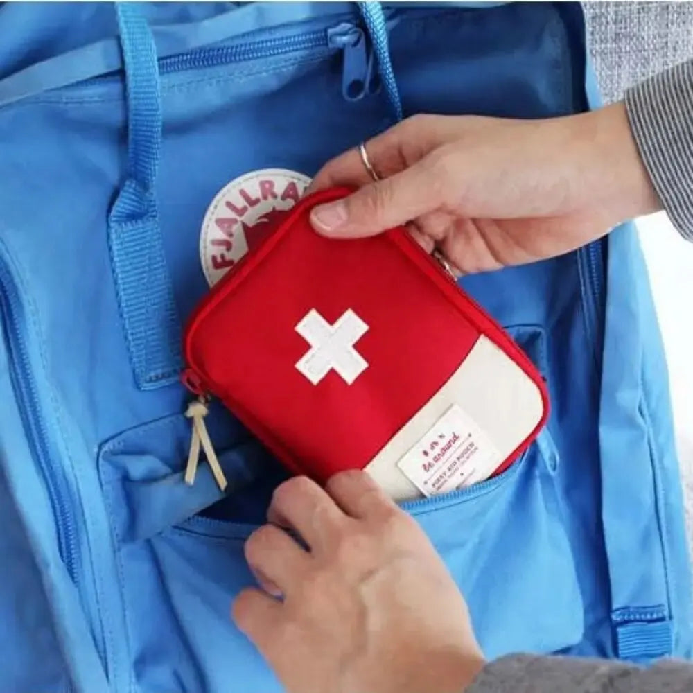 Portable Travel First Aid / Medicine Pouch