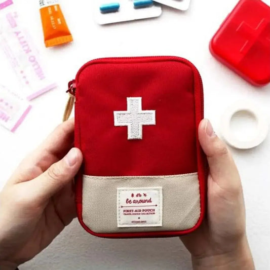 Portable Travel First Aid / Medicine Pouch