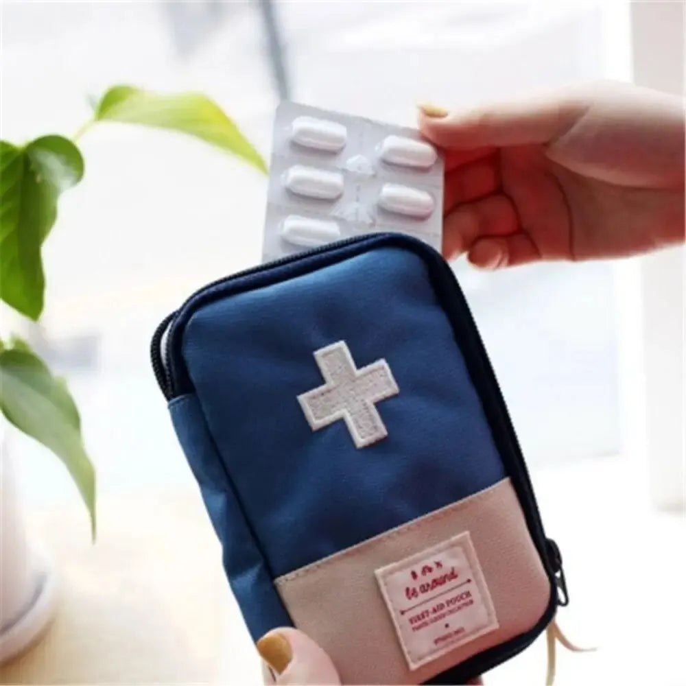 Portable Travel First Aid / Medicine Pouch