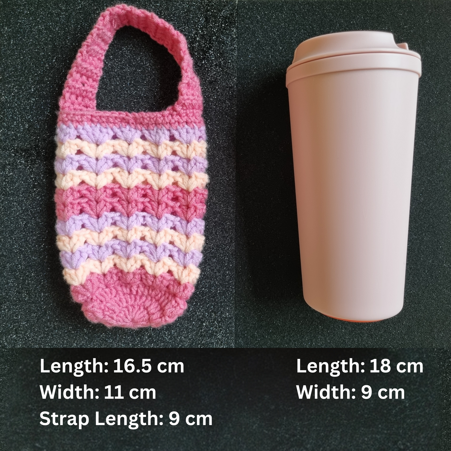 Crochet Water Bottle Sling