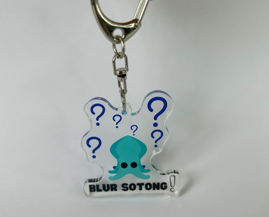 Blur Sotong Keychain